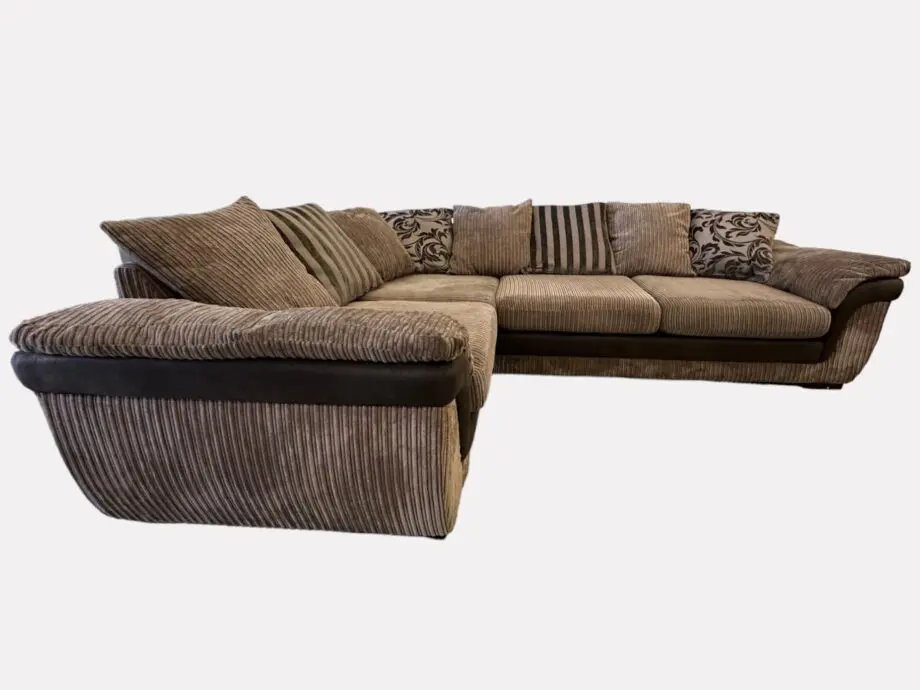 DFS Large Brown Cord Corner