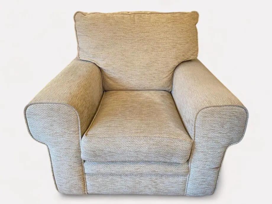 Beige/Oatmeal 3 Seater and Chair