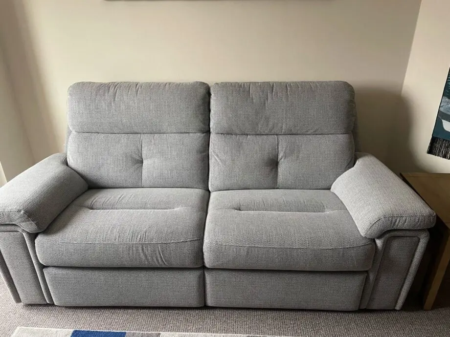 SCS Grey 2 Seater Electric Recliner