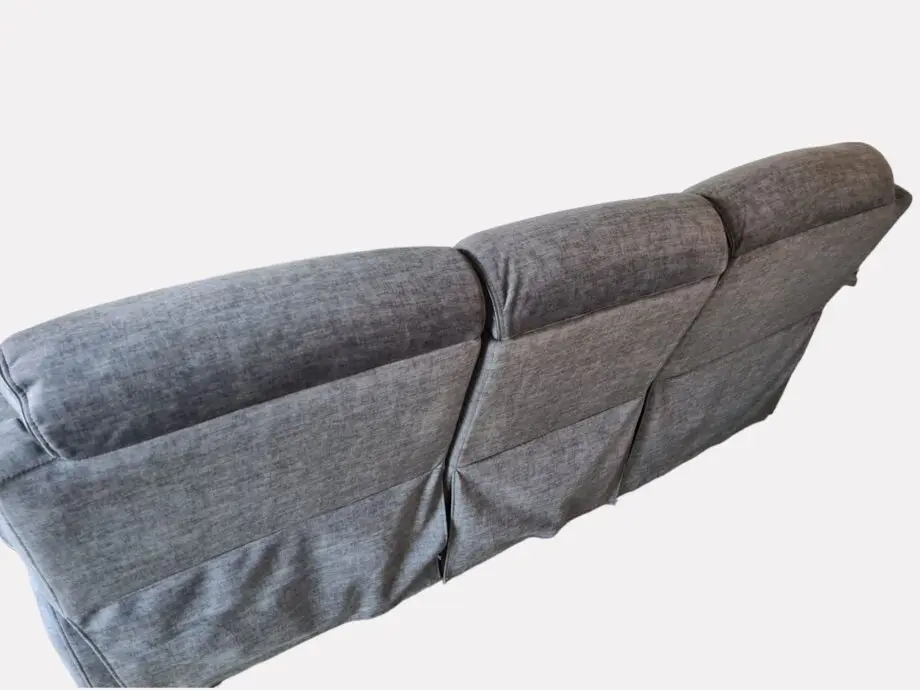 DFS 3 Seater Grey Electric Recliner with Center Console