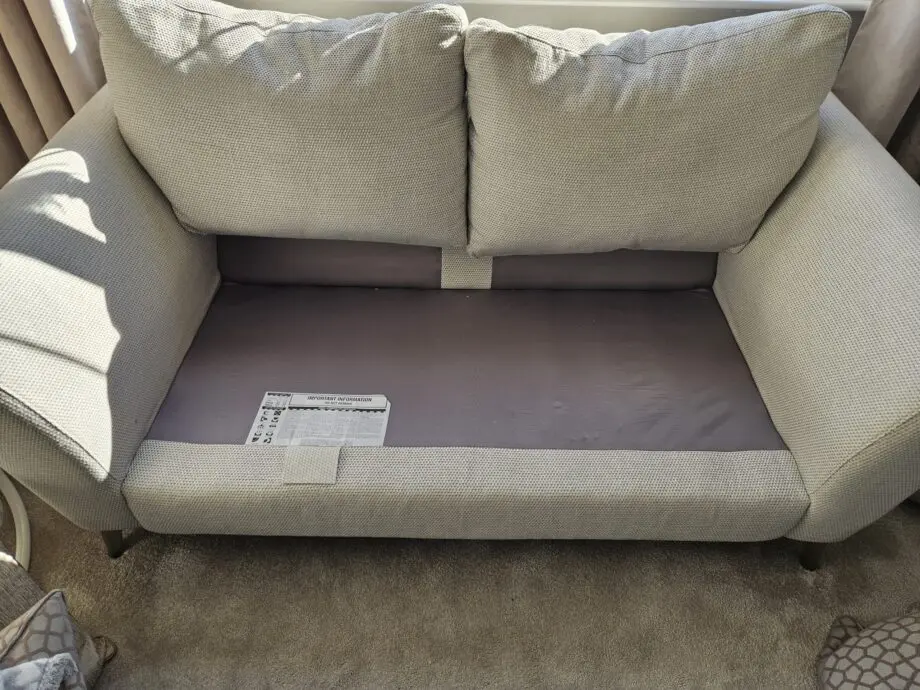 DFS Cream 2 Seater