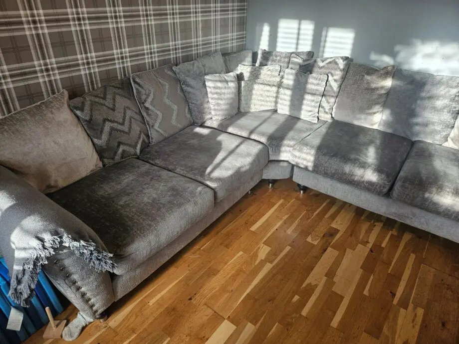 DFS Grey 'Lawrie' Corner sofa