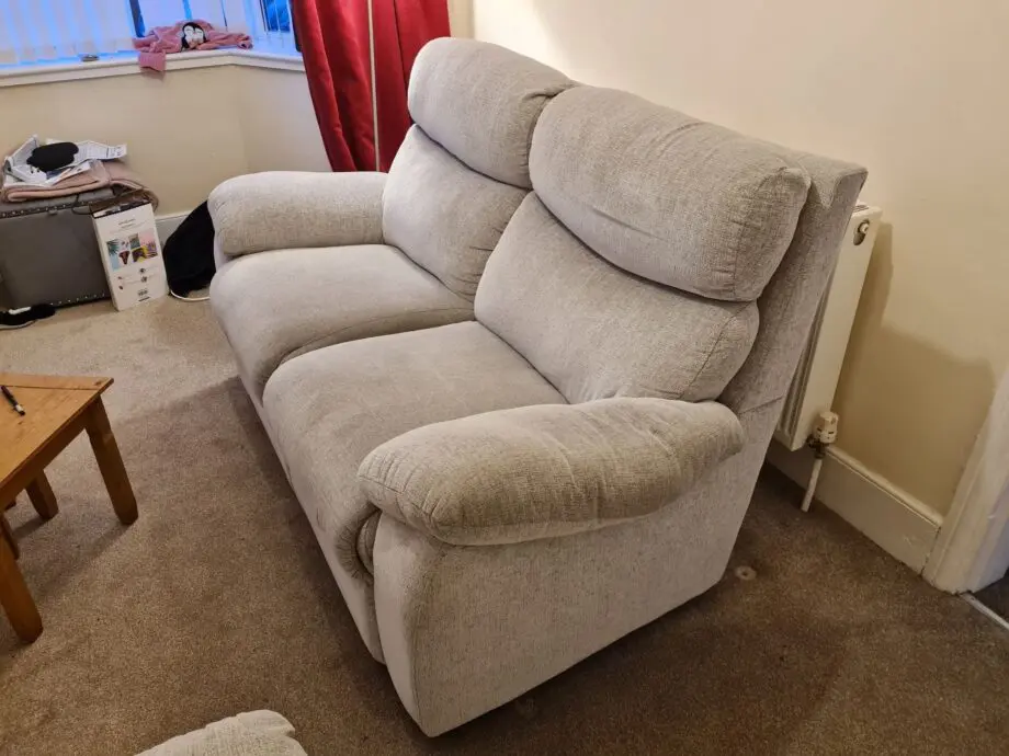 SCS Grey 2 Seater and Single Chair