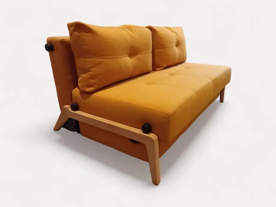 John Lewis 2 Seater Yellow Sofa Bed