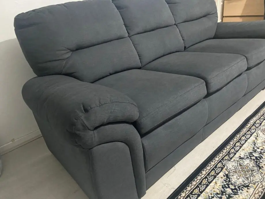 DFS Charcoal 3 Seater