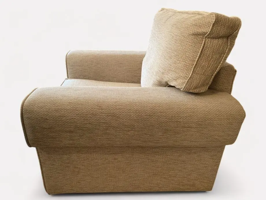 Beige/Oatmeal 3 Seater and Chair