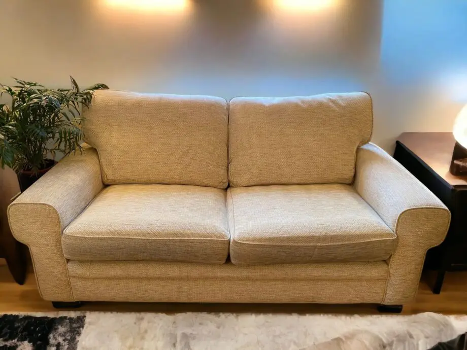 Beige/Oatmeal 3 Seater and Chair