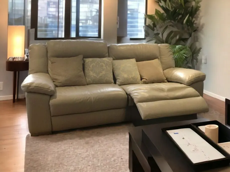 DFS Leather 3 Seater Recliner