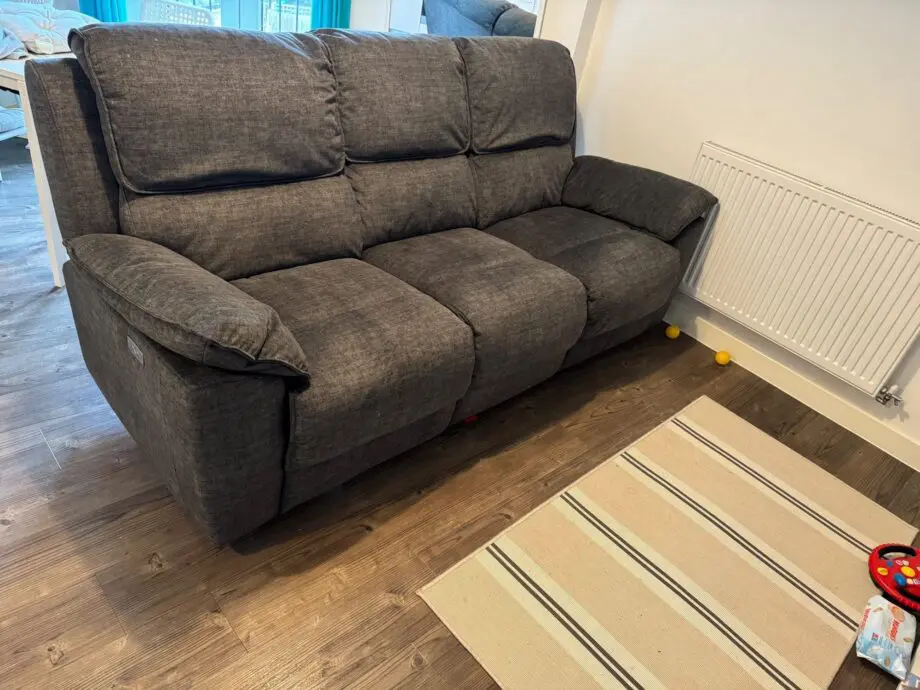 Oak Furnitureland Grey Electric Recliner