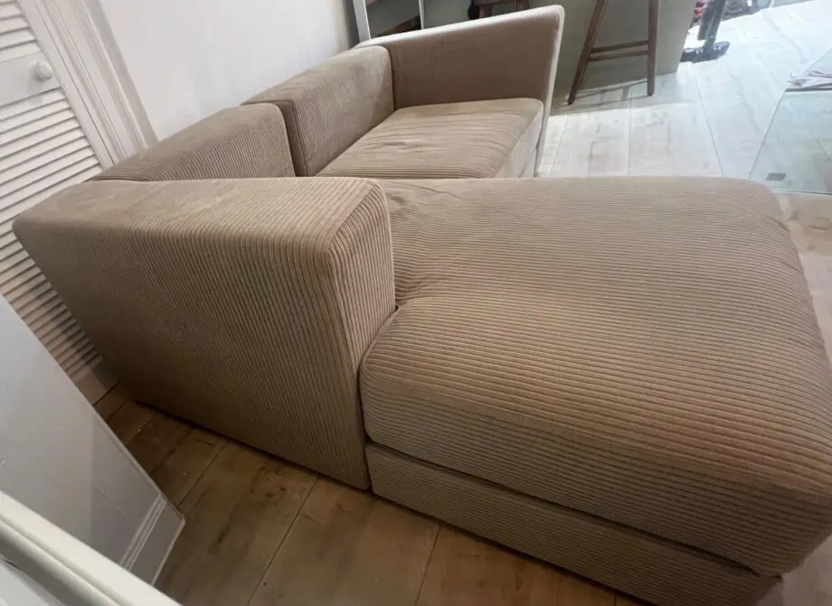 Ikea Oatmeal L-Shape Corner with Storage