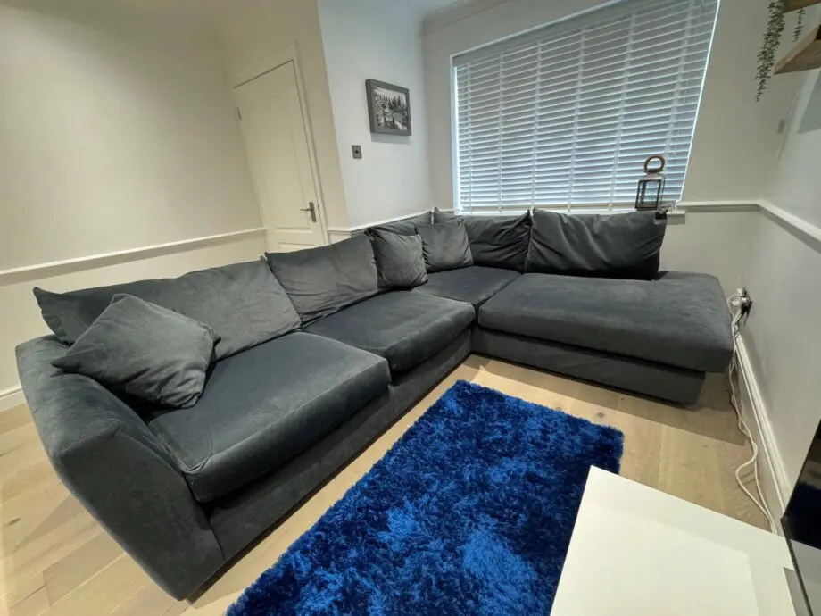 Furniture Village Dark Grey L-Shape