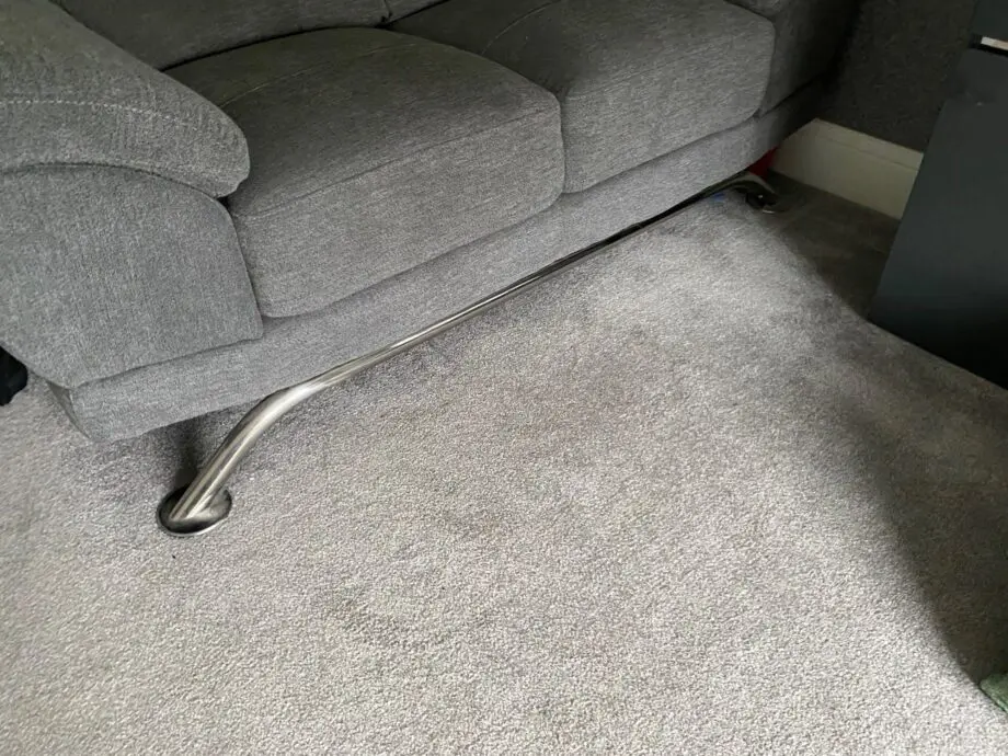 RJ leather Grey 2 & 3 Seater Sofas