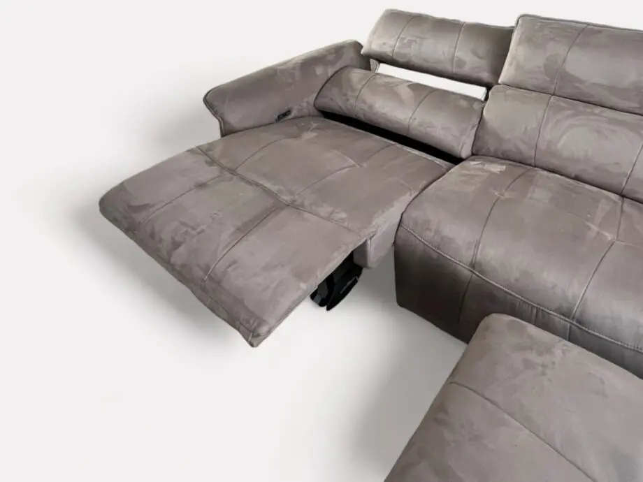Sofology Grey Corner Electric Recliner