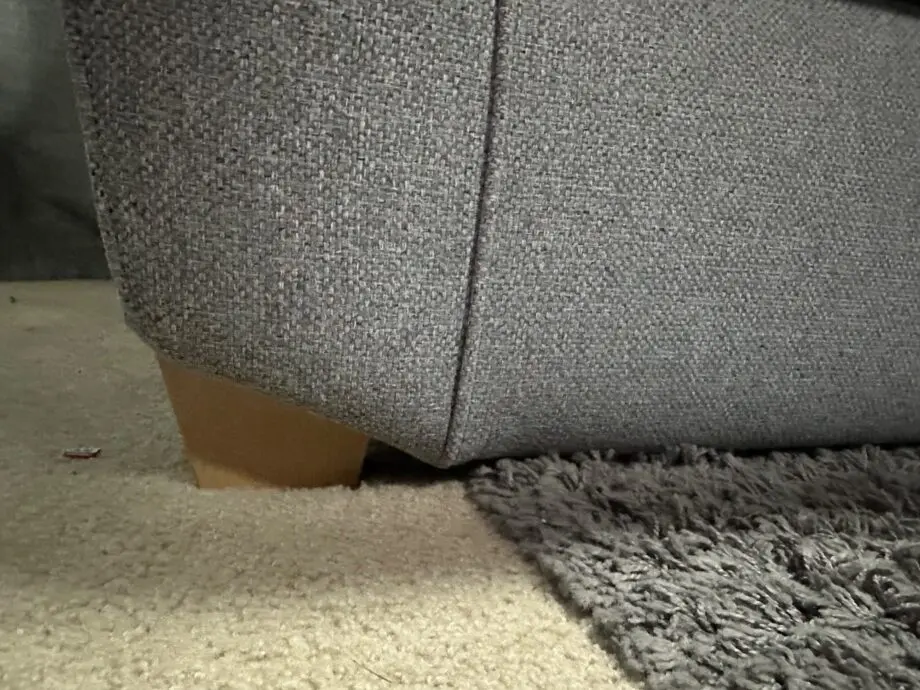 DFS Light Grey 2 and 3 Seater and Footstool