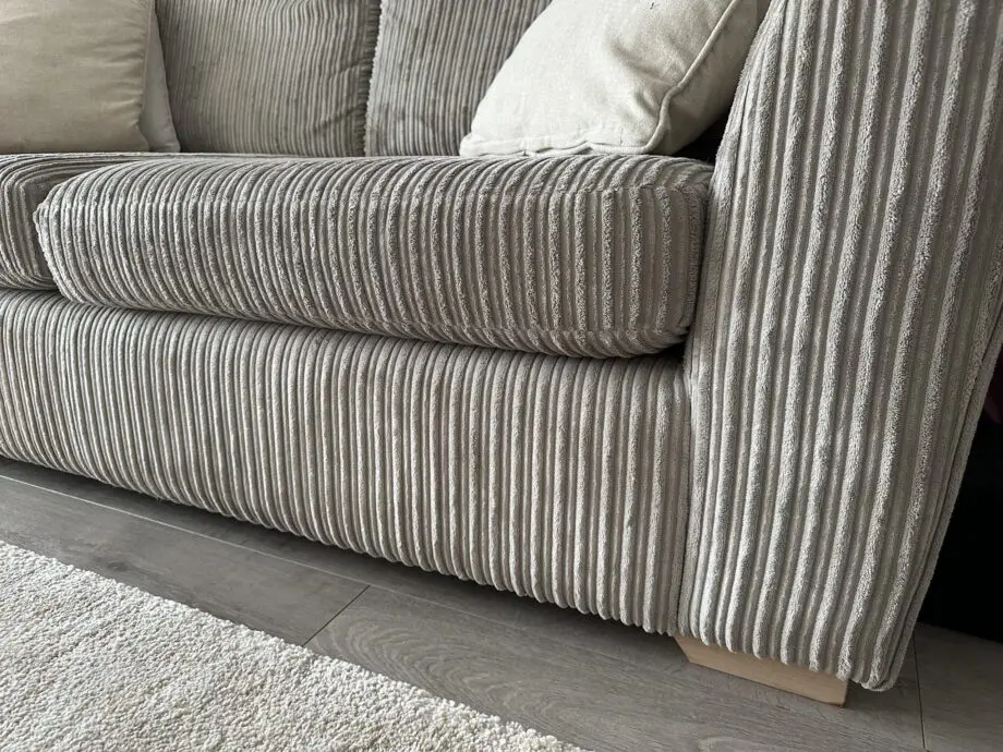 DFS 3 and 2 Seater Grey Cords