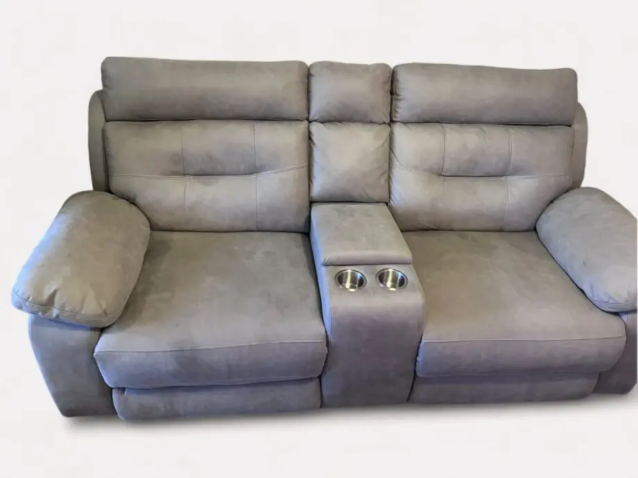SCS Grey Suede Soft Touch Recliners