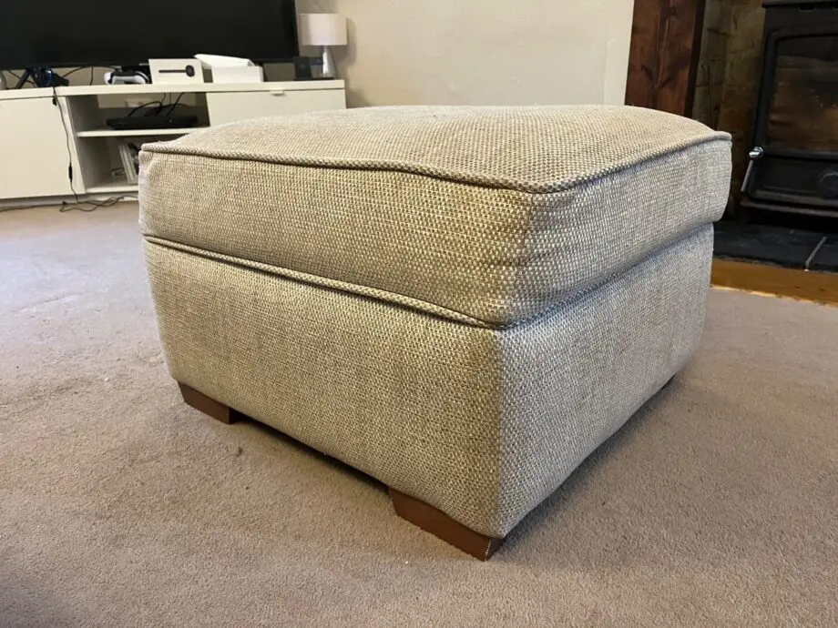 DFS Natural 3 Seater, Chair and Footstool