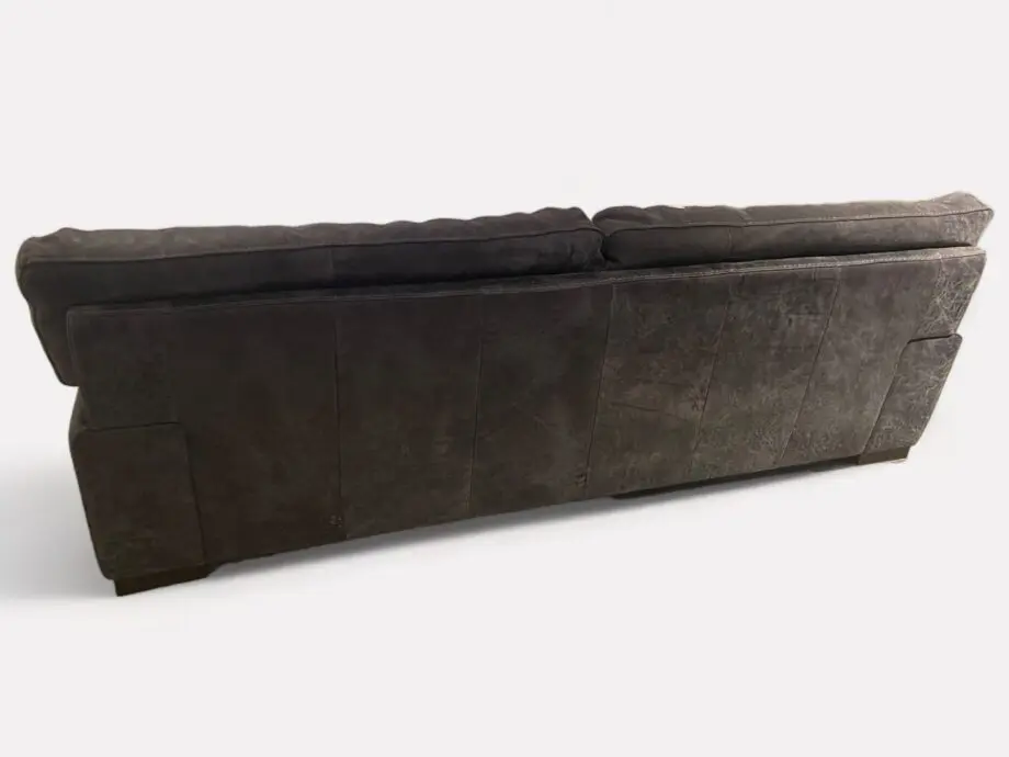 Sofology Brown Leather 4 Seater