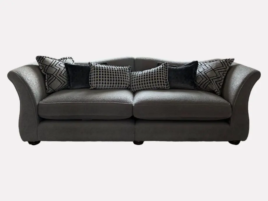 Sofology Grey 4 Seater Sofa and Cuddle Chair