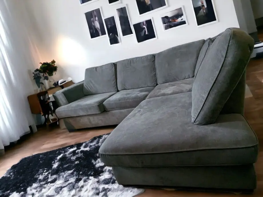 DFS Dark Grey Corner Sofa Bed