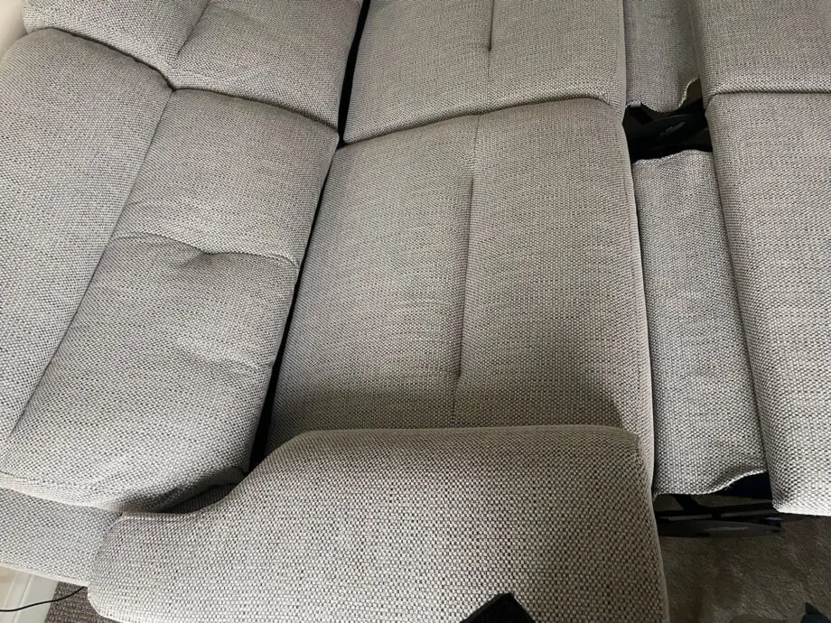 SCS Grey 2 Seater Electric Recliner