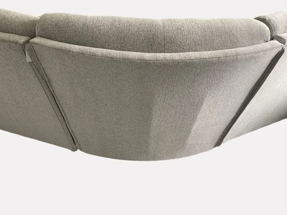 SCS Grey Curved 4 Seater
