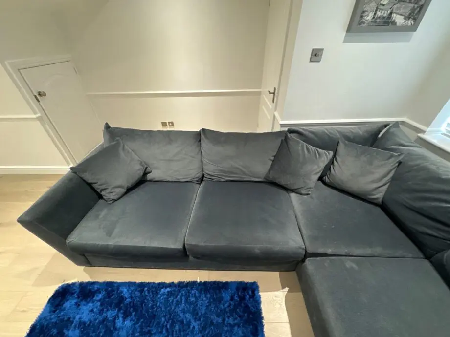 Furniture Village Dark Grey L-Shape
