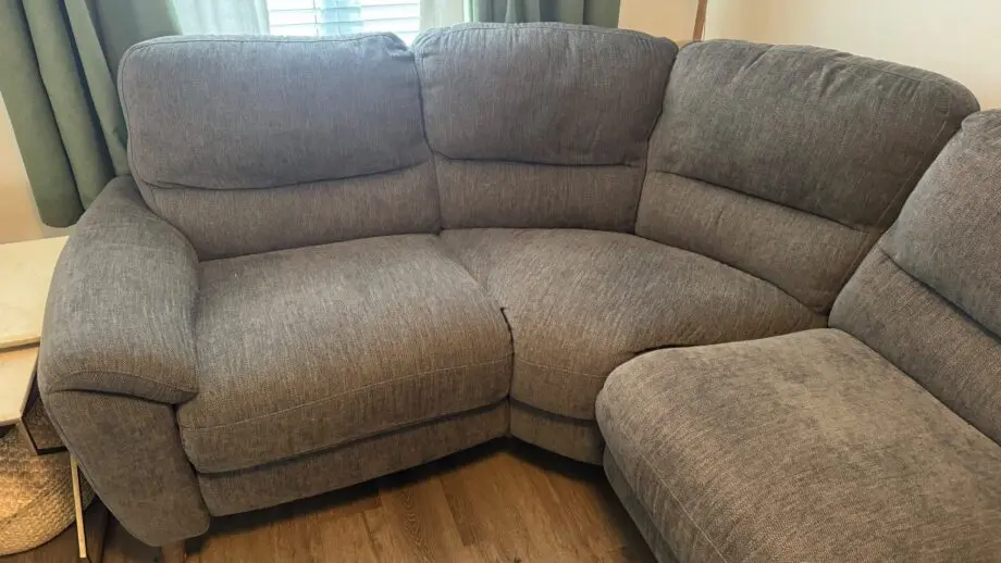 Furniture Village Grey Corner Electric Recliner