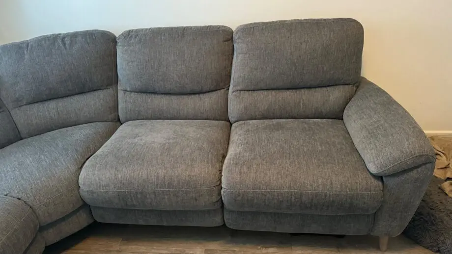 Furniture Village Grey Corner Electric Recliner