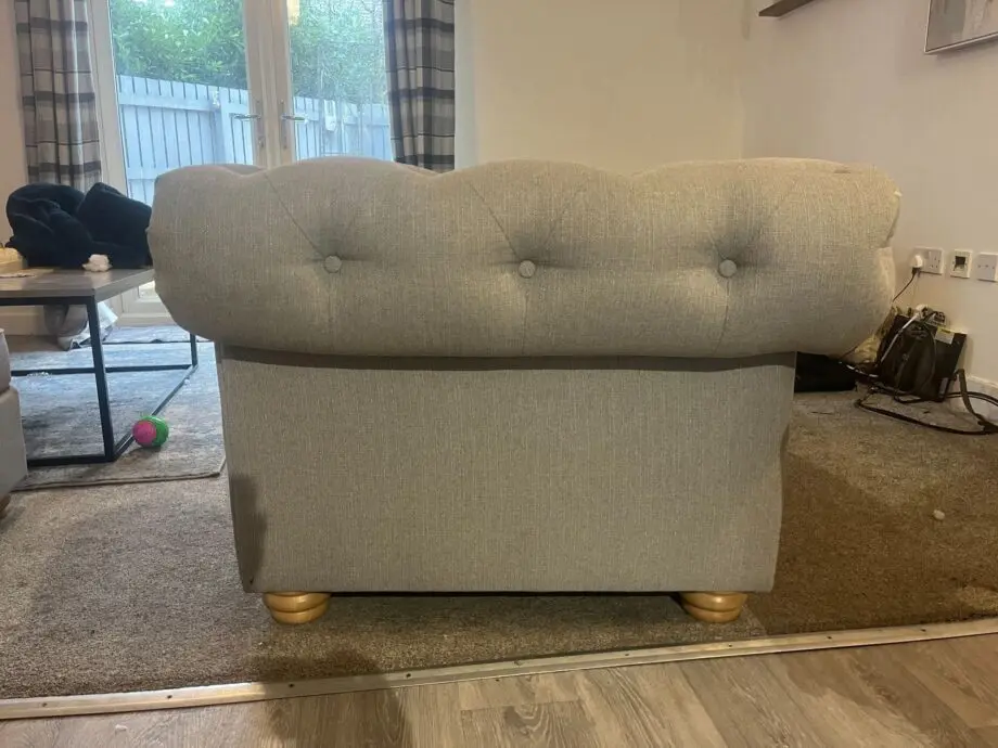 DFS Belair 2 Seater Sofa and Matching Footstool