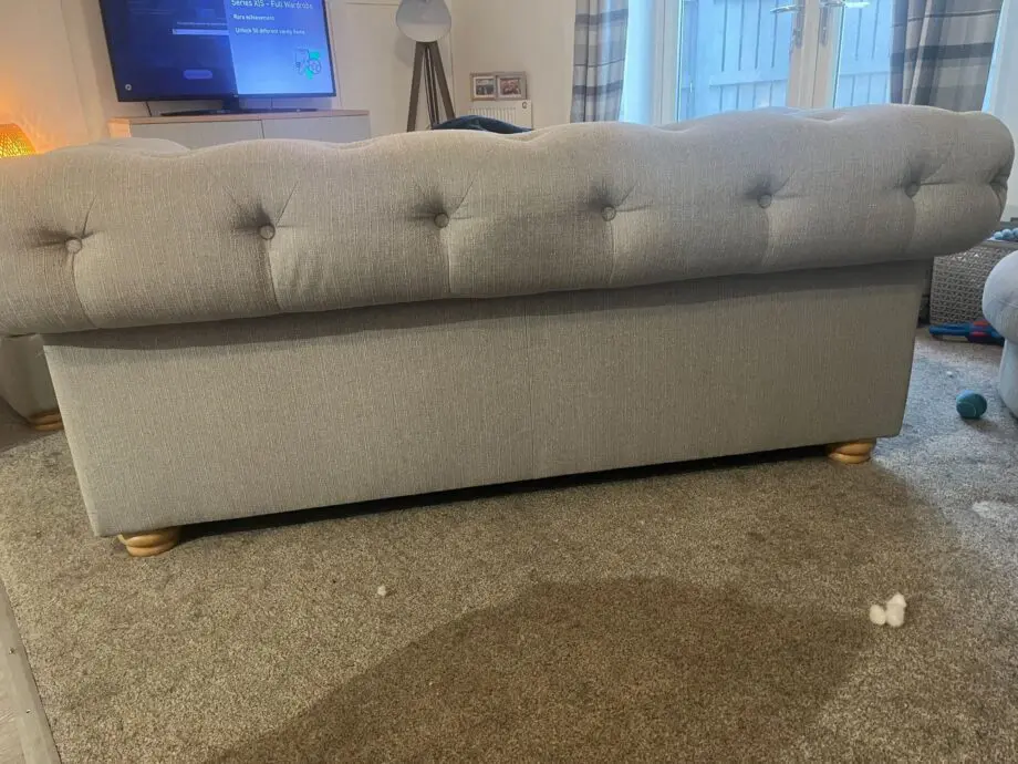 DFS Belair 2 Seater Sofa and Matching Footstool