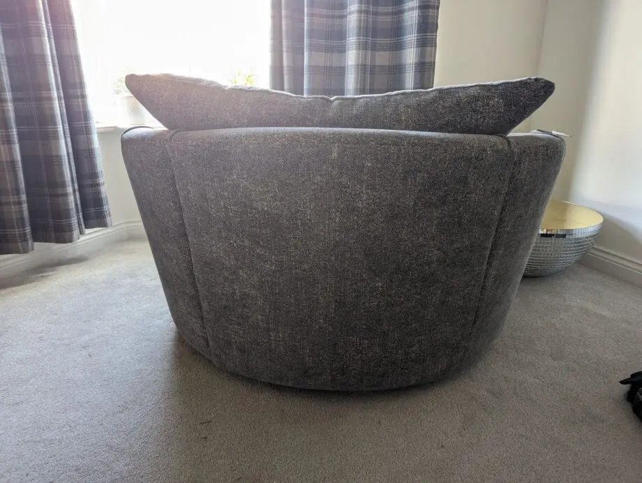 Furniture Village Grey Snuggle Chair