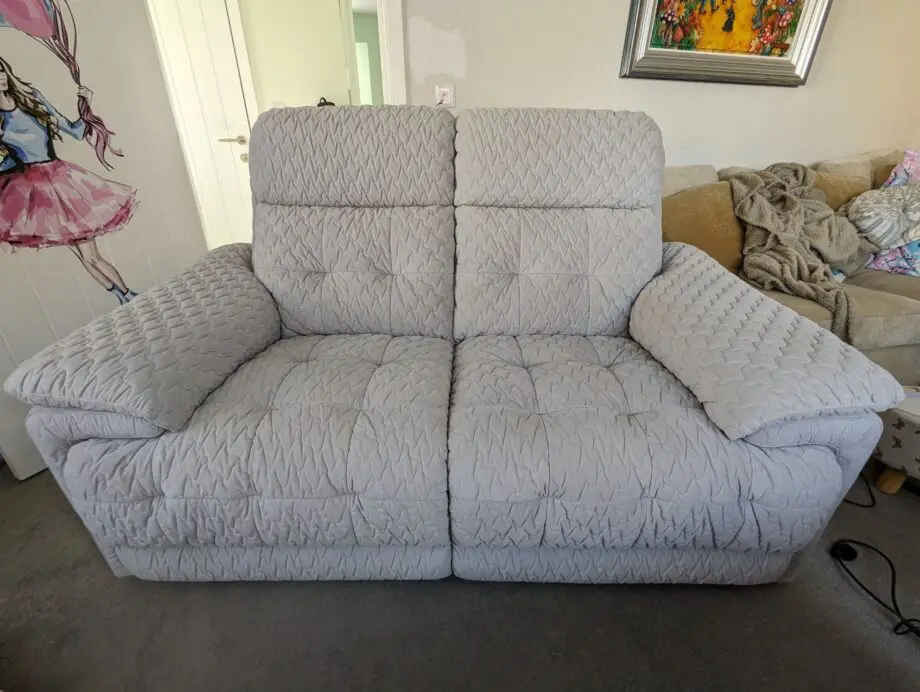 DFS Grey La-Z-Boy Rockville 3 Seater + 2 Seater