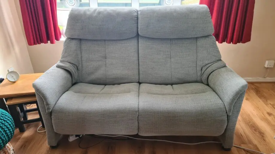 Cookes Ivory 2 Seater Electric Recliner