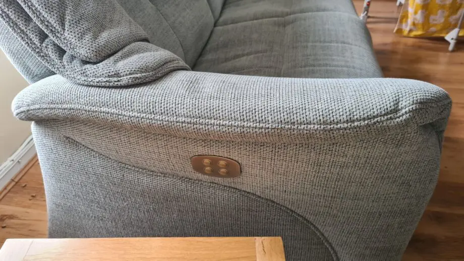 DFS Grey La-Z-Boy Rockville 3 Seater + 2 Seater