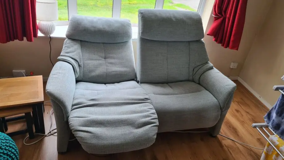 Cookes Ivory 2 Seater Electric Recliner