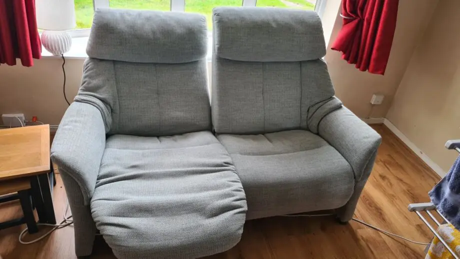 Cookes Ivory 2 Seater Electric Recliner