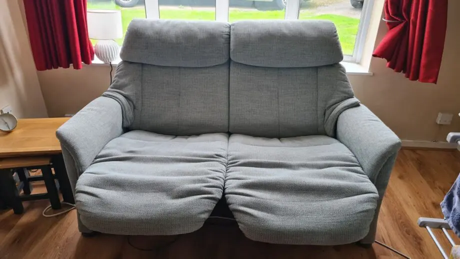 Cookes Ivory 2 Seater Electric Recliner