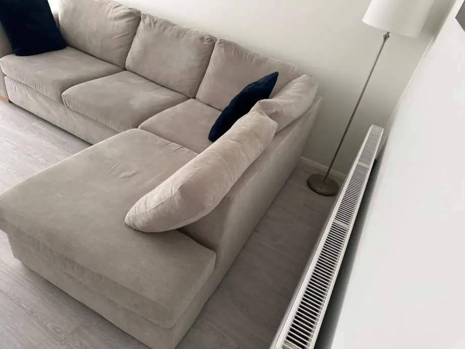 DFS Natural L-Shape Sofa with Arm Detailing