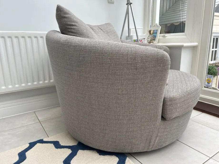 John Lewis Grey Cuddle Chair