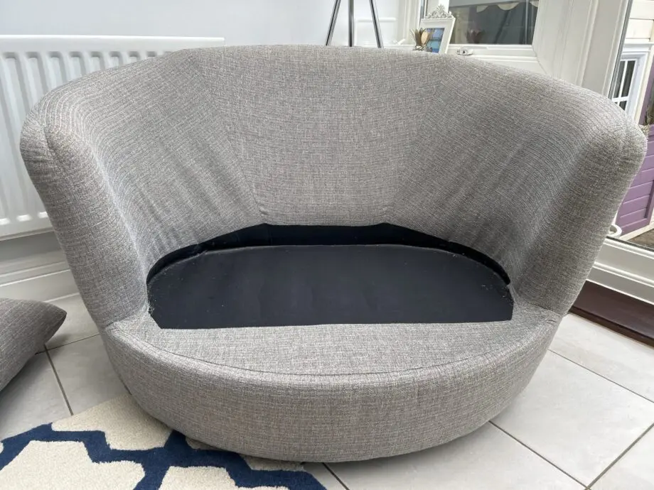 John Lewis Grey Cuddle Chair