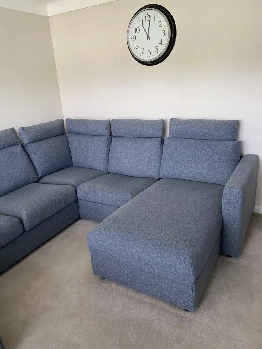 IKEA Grey Corner Sofa with Storage