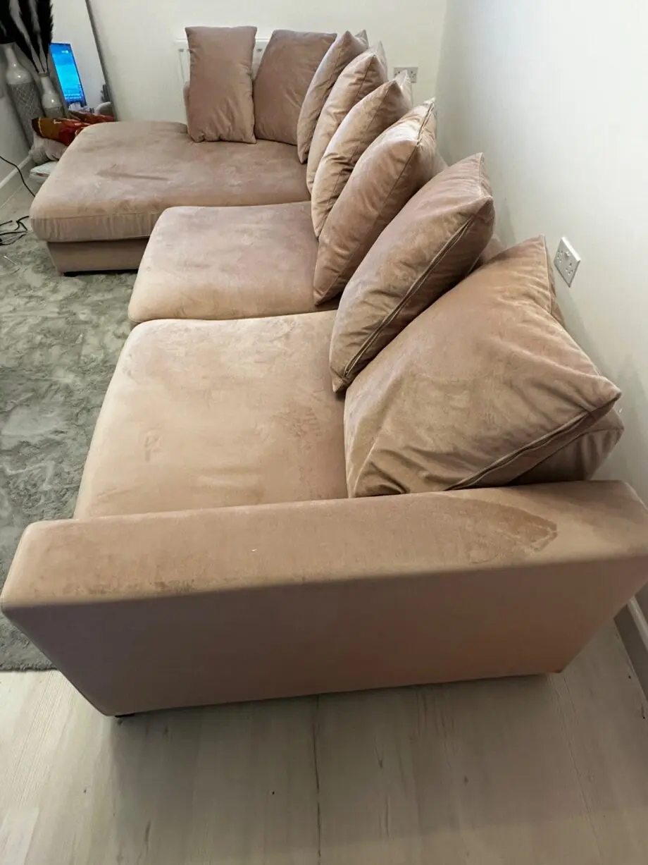 DFS Pink Corner Sofa