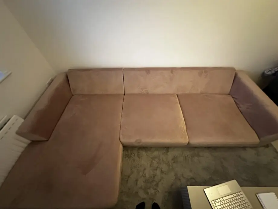 DFS Pink Corner Sofa