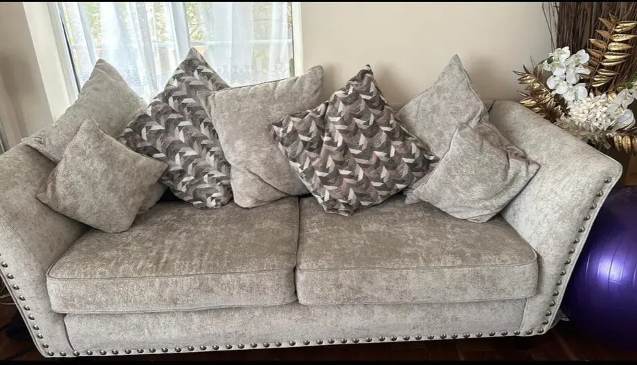 Modern Grey 2 Seater Sofa