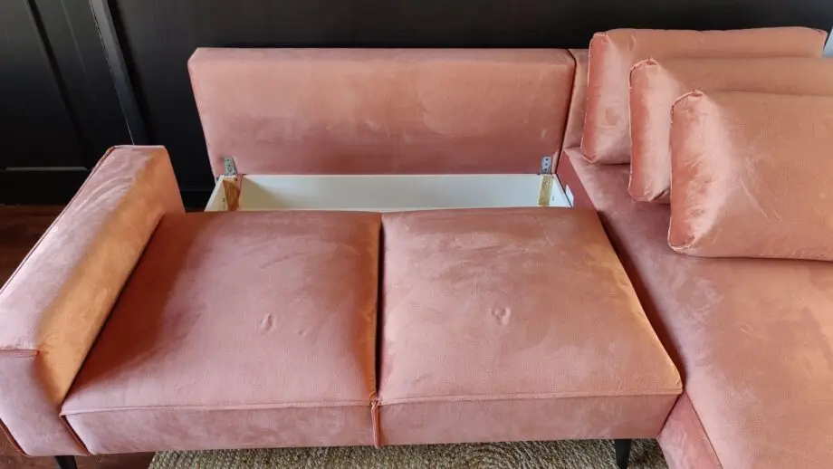 MSofas Pink Corner Sofa Bed