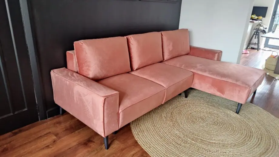 MSofas Pink Corner Sofa Bed
