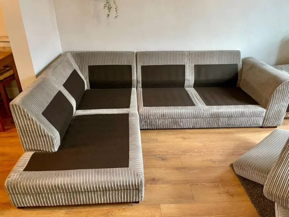 DFS Cord Corner Sofa