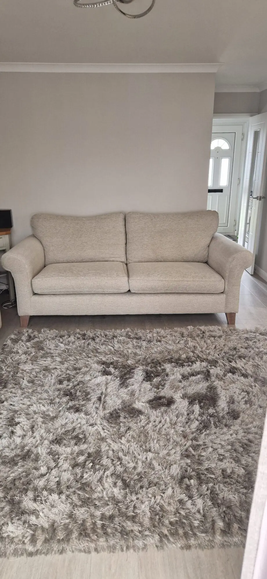 DFS 'Morland' 4 Seater Sofa with 2 Matching Armchairs and Footstool