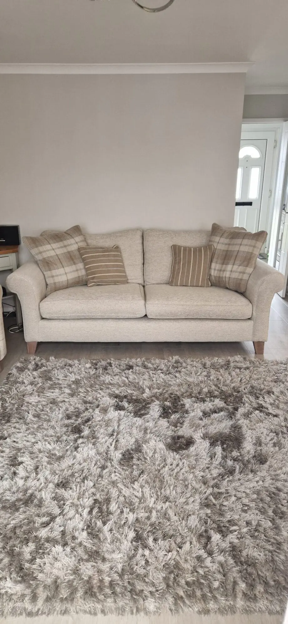 DFS 'Morland' 4 Seater Sofa with 2 Matching Armchairs and Footstool